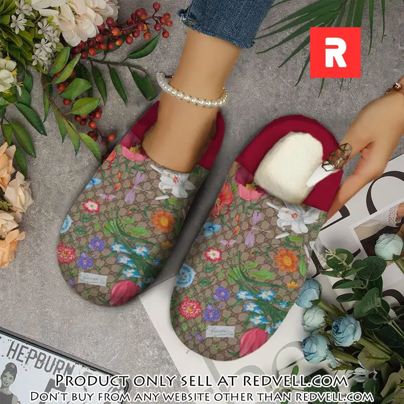 Gucci fleece slippers luxury inhouse slippers ihs1004 rv5202481